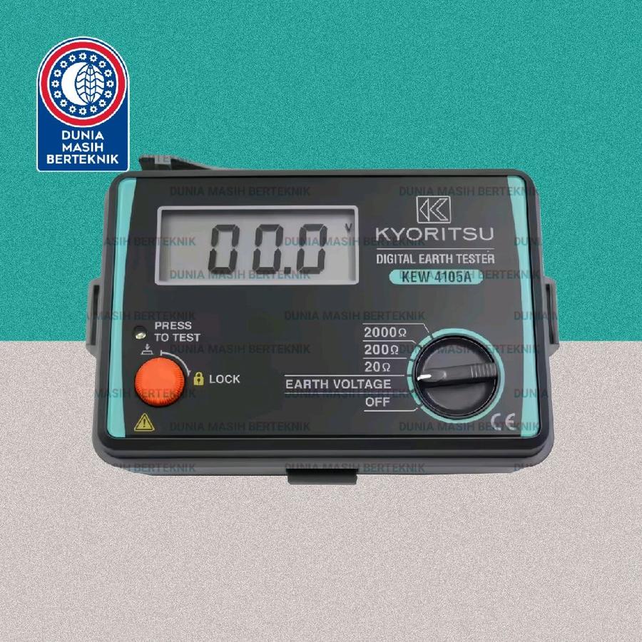 Earth Tester Kyoritsu 4105A – Alat Ukur Tahanan Tanah Akurat & Tahan Air