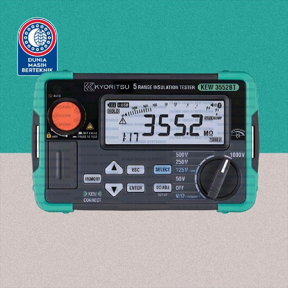 DIGITAL INSULATION CONTINUITY TESTER KYORITSU KEW 3552BT