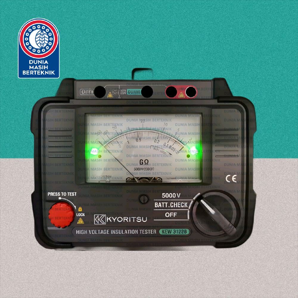 HIGH VOLTAGE INSULATION TESTER KYORITSU KEW 3122B